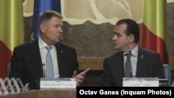 Klaus Iohannis și Ludovic Orban