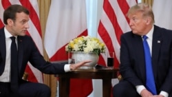 Donald Trump și Emmanuel Macron