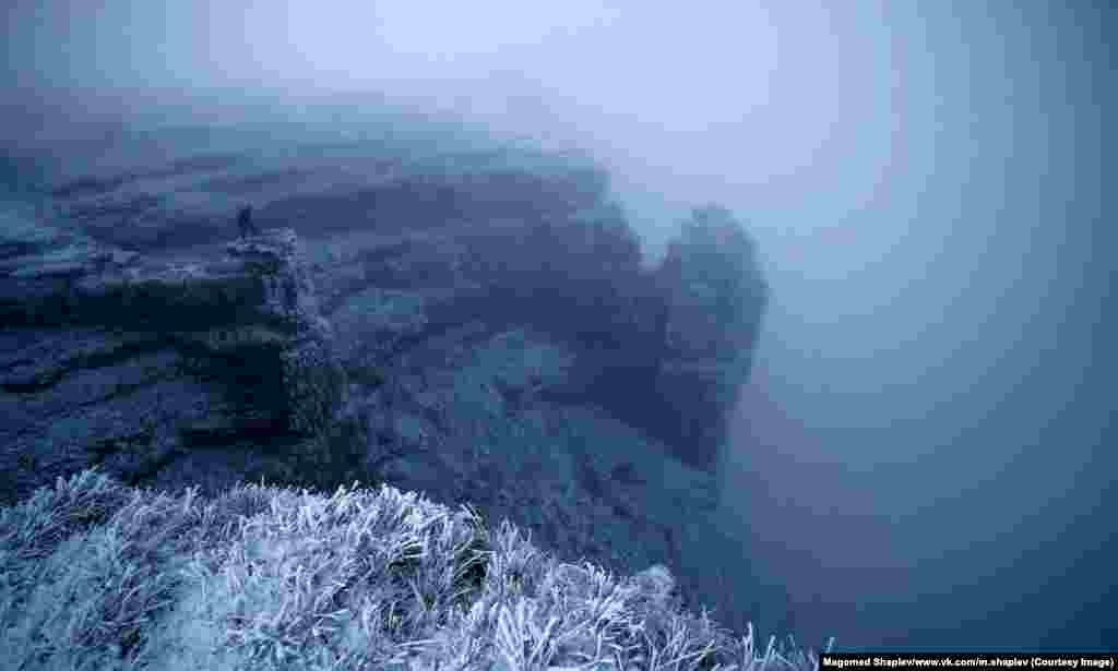 A canyon in the Bermamyt plateau, photographed by Shapiev this winter.&nbsp;Although Daghestan is less dangerous than it once was, 2016 still saw a spate of extremist attacks, and Shapiev makes sure to let the authorities know where he will be hiking &quot;in case anything goes wrong.&quot;