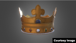 3Д-модель зображення корони Королівства Русь, яка належала Данилу Романовичу.