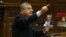 Armenia - Gagik Jahangirian, the acting head of the Supreme Judicial Council, speaks in the National Assembly, September 14, 2021.