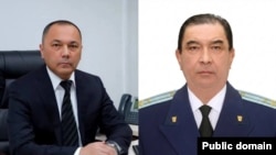 Чапда — Тошкент шаҳар солиқ бошқармасининг собиқ бошлиғи Ю.Насимжонов, ўнгда — Бош прокуратура ҳузуридаги Иқтисодий жиноятларга қарши курашиш департаменти Тошкент шаҳар бошқармаси бошлиғининг собиқ ўринбосари А. Ғаниев.
Жиззах вилояти ҳокимлиги ва Бош прокуратура суратлари 