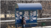 Armenia-Bus stop in Alaverdi, 1May2025