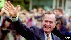 Former U.S. President George Bush, seen here in October, 1992.