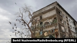 The Donetsk region city of Kostyantynivka is largely deserted as Russian forces close in.