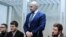 Kherson regional council chief Vladyslav Manher attends a court hearing in Kyiv on February 12, 2019.