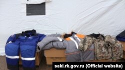 В Саки прислали гуманитарную помощь из Югры 