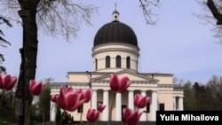 Catedrala din Chișinău, 18 aprilie 2020.