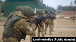 Навчання в білоруській армії, листопад 2025 року