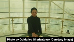 Алимнур Турганбай в Астане. Фото педоставлено его женой Гульдарией Шеризаткызы