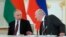 Уладзімір Пуцін і Аляксандар Лукашэнка, 2017 год