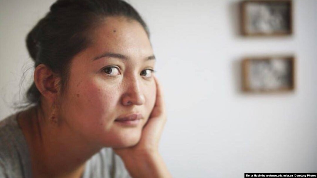 Kazakh activist Asiya Tulesova (file photo)