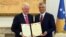 Kosovo: Former president of US, Bill Clinton receives "Order of Freedom" by president of Kosovo, Hashim Thaci