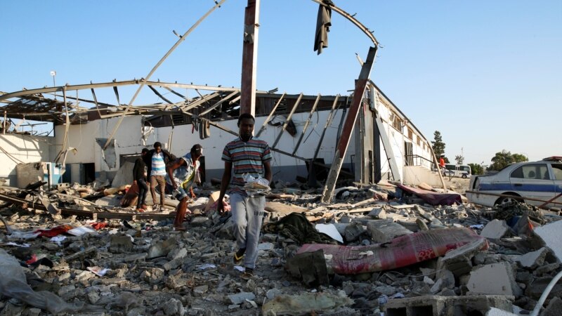 Либиядә мигрантлар лагерына һөҗүм нәтиҗәсендә 40 кеше һәлак булган