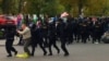 Detentions, Water Cannons In Minsk Protests, Day 57