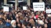 Serbia -- Belgrade, the protest of scientists 23Nov2015