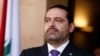 Lebanese Prime Minister Saad al-Hariri is seen at the governmental palace in Beirut, October 24, 2017