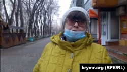 Жительница Армянска отвечает на вопросы журналистов Крым.Реалии, март 2021 года