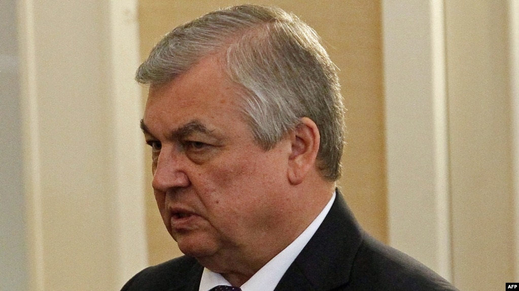 Aleksandr Lavrentyev, President Vladimir Putin's special representative at international talks on the war in Syria (file photo)