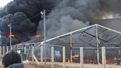 Zjarr në kampin e migrantëve në Bosnje