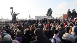 Акция протеста в Новосибирске