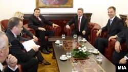 Presidenti i Republikës Serbe të Bosnjës, Millorad Dodik, në Maqedoni...