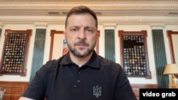 Ukrainian President Volodymyr Zelenskyy is pictured in a photo from his official website dated September 9.