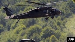 French NATO peacekeepers were deployed to the Brnjak border crossing in northern Kosovo following the outbreak of clashes.