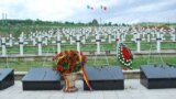 La Cimitirul militar de la Țiganca