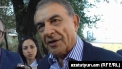 Председатель Национального собрания Армении Ара Баблоян, 23 сентября 2018 г. 