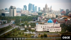 Есілдің сол жағалауындағы Астананың бизнес орталығы. (Көрнекі сурет)