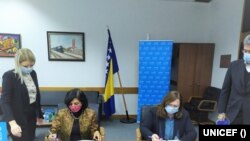 Ministrica civilnih poslova BiH Ankica Gudeljević i šefica predstavništva UNICEF-a u BiH, Rownak Khan potpisale su Memorandum o razumijevanju za usluge nabave vakcina