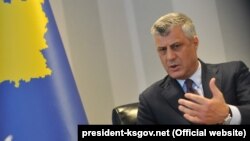 Kosovar President Hashim Thaci 