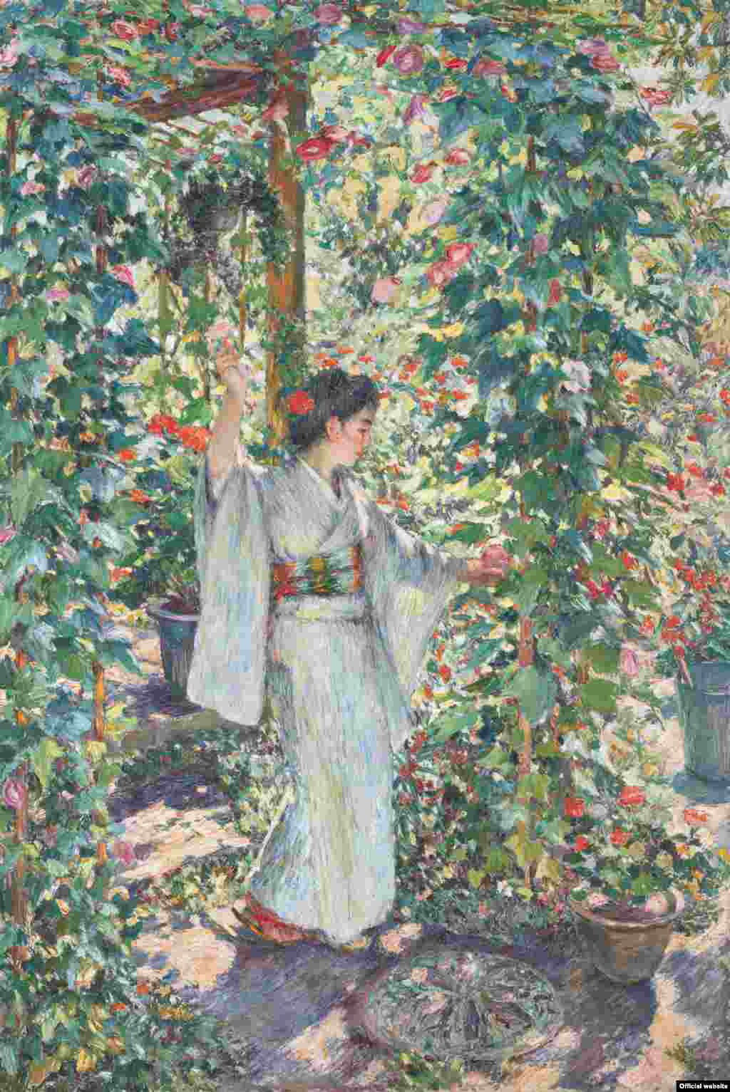 Torajiro Kojima, Glorie matinală (Vollubilis) (1920). Chara Museum of Art, Kurashiki.