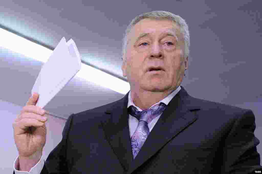 Владимир Жириновский, раҳбари Ҳизби либерал-демократи Русия