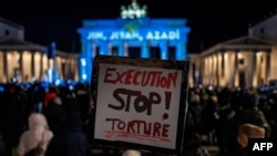 A protest in Berlin against executions and torture in Iran. (file photo)