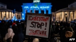 Protest protiv javnih egzekucija i mučenja u Iranu, Berlin, 13. decembar 2022.