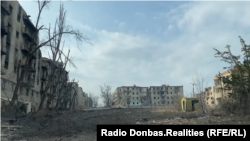 Зруйнований бовйовими діями Сіверськ на Донеччині, березень 2025 року 