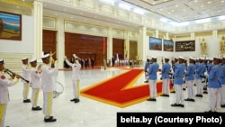 Афіцыйны прыём Лукашэнкі ў М’янме, 28 лістапада 2025 году