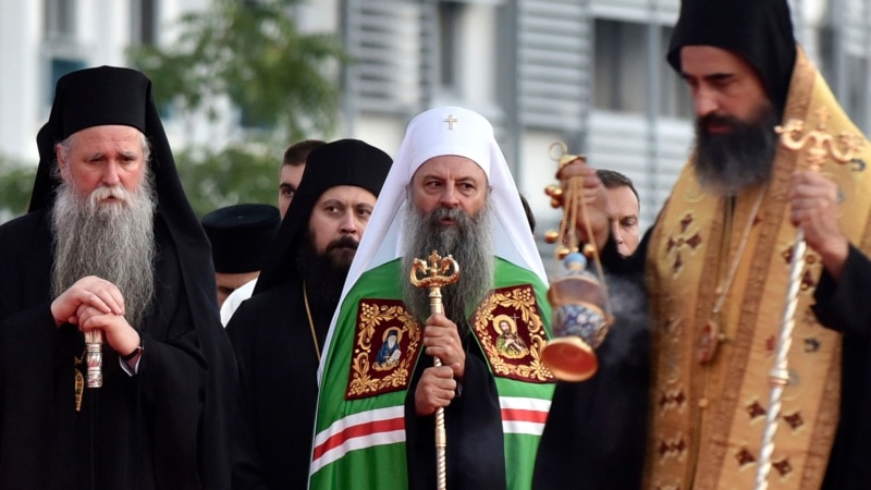 Два дена по Цетиње, средба на Вучиќ со патријархот Порфириј 