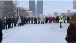 На акции протеста 31 января 2021 года в Красноярске