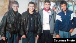 Rukniddin Shropov (second from right) is a former detainee at the U.S. facility at Guantanamo Bay.