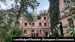Наслідки одного з попередніх ударів РФ по Слов’янську, липень 2026 року