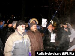 Акція протесту проти «тітушок» у Дніпропетровську