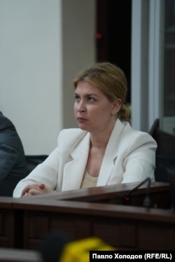 Засідання суду з обрання запобіжного заходу експослу в США Ользі Стефанішиній. Київ, 5 серпня 2026 року