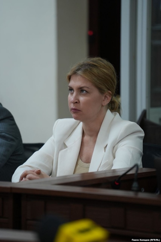 Засідання суду з обрання запобіжного заходу експослу в США Ользі Стефанішиній. Київ, 5 серпня 2026 року