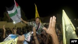 Slavlje na ulicama zbog oslobađanja palestinskih zarobljenika
