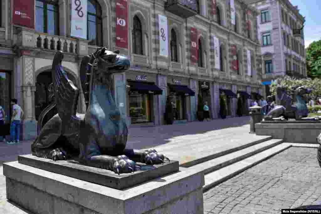 Georgia -- Liberty square. Tbilisi, 21May2018