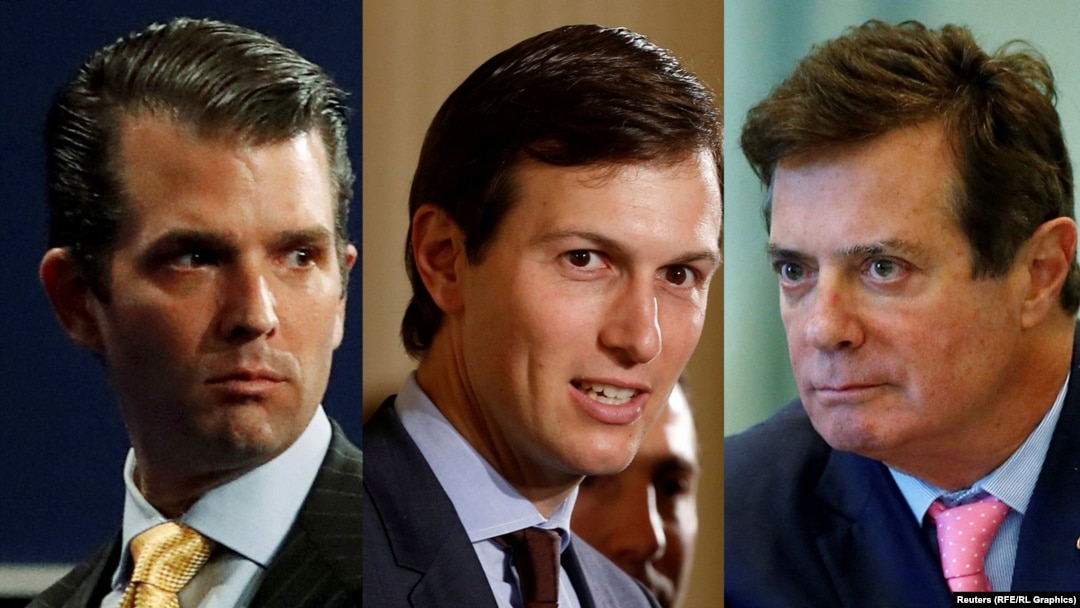 Donald Tramp Junior, Džared Kušner i Pol Manafort
