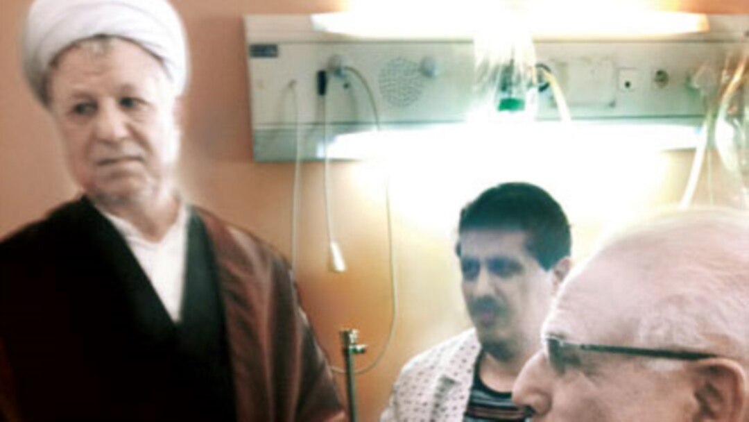 هاشمی رفسنجانی طی هفته اخیر، روزانه دو بار در بيمارستان حاضر شده است. عکس: روزنامه اعتماد